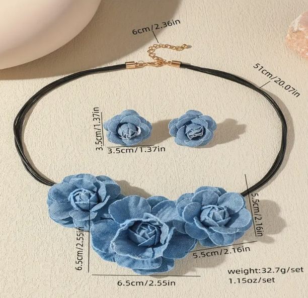 Denim Garden Set