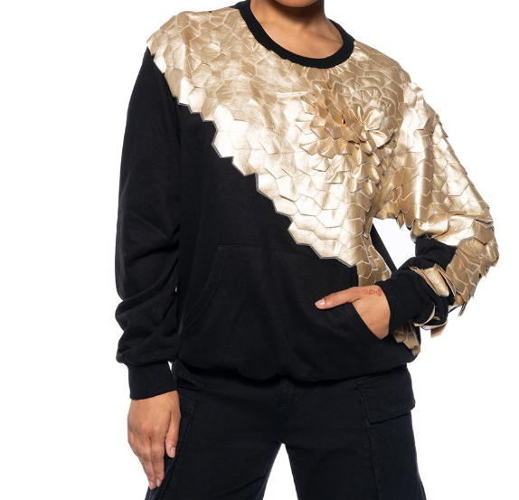 Gold Petal Sweatshirt