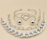 Chained Bracelet Set