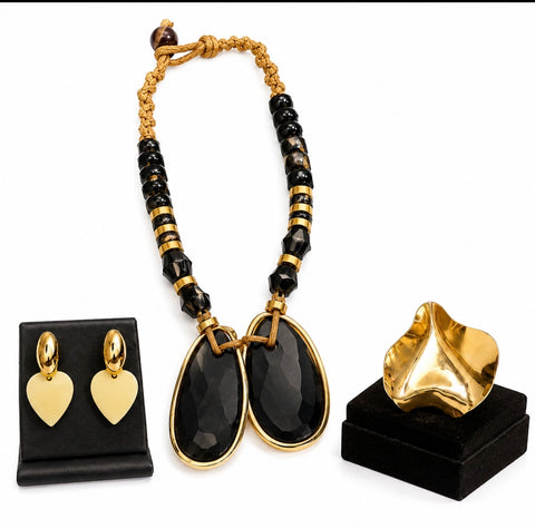 Bark Necklace Set