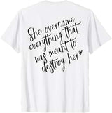 She Overcame Tee