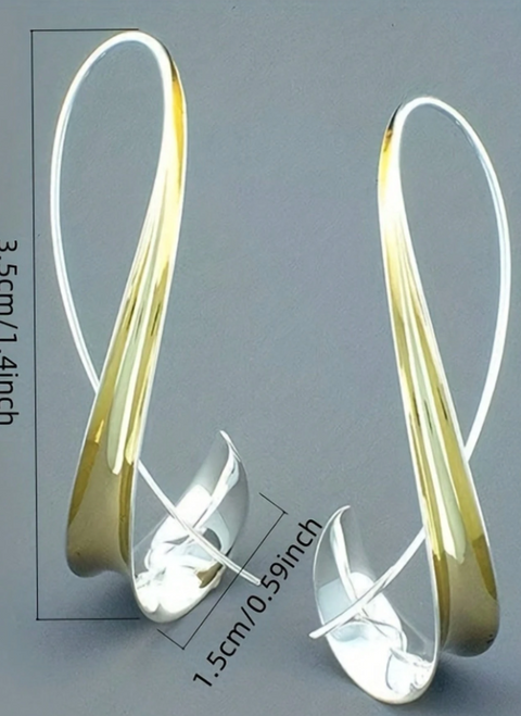 Cursive Earrings