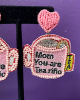 Mom Tea Earrings
