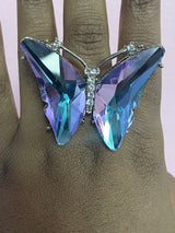 Crystal Butterfly Ring