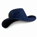 Denim Inspired Cowboy Hat