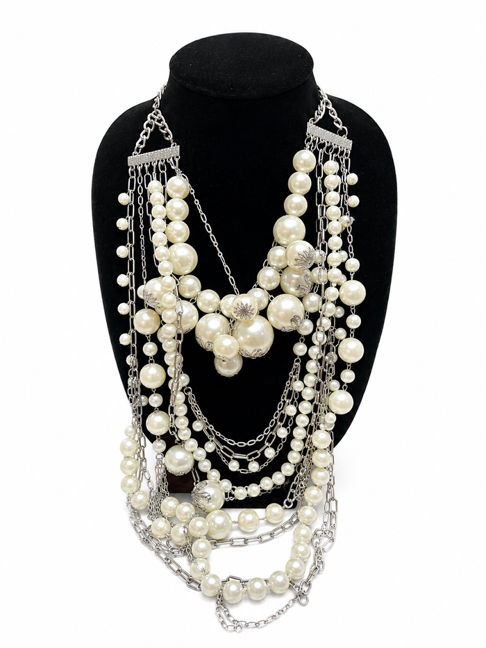 Mary Pearl Necklace set