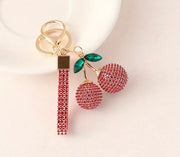 Bling Cherry Keychain