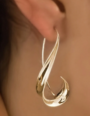 Cursive Earrings