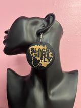 Black Girl Fly Earrings