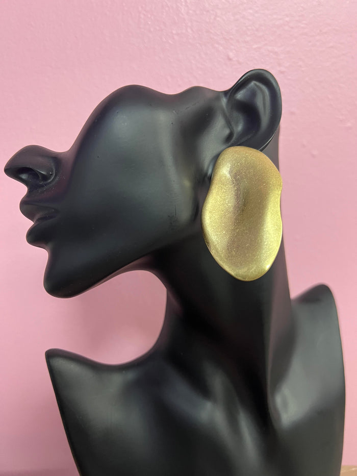Brushed Metal Earrings