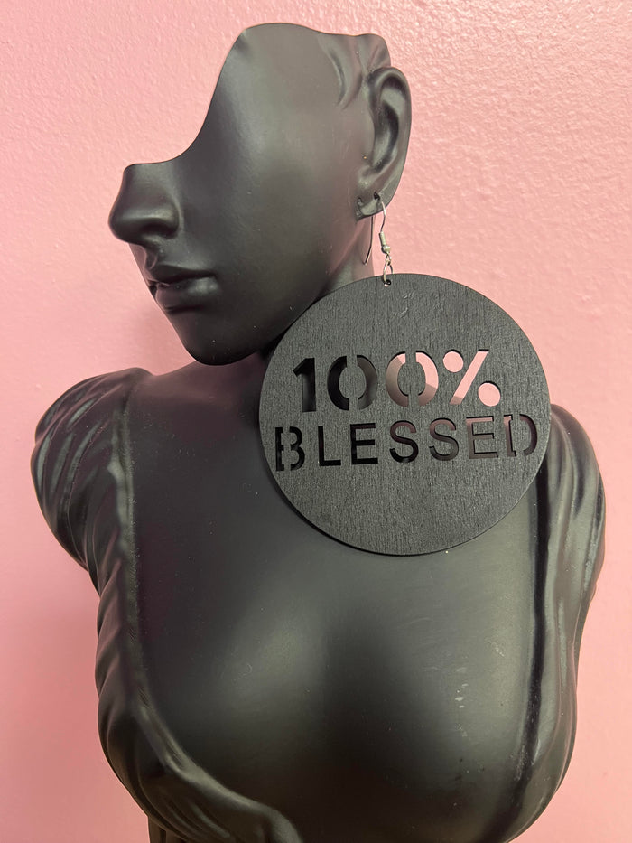 100% Blessed Earrings