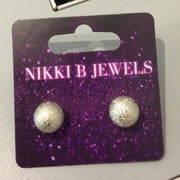 Small Foil Ball Earrings