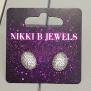 Diamond Egg Earrings