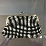 Black bling change purse