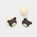 Bear Face Earrings