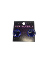 Blue Jewel Studs