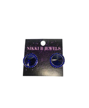 Blue Jewel Studs