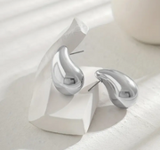 Metallic Drop Earrings