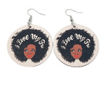 Afro Love Earrings