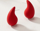 Matte Drop Earrings