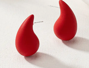 Matte Drop Earrings